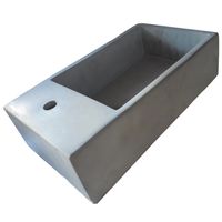 Grey Concrete basin / sink 420 x 240 x 115mm High Quality concrete